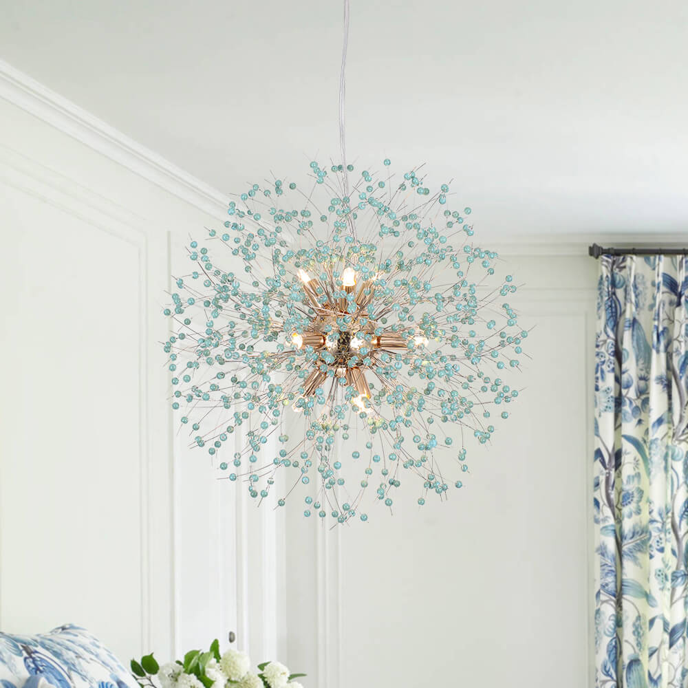9-LightBlueDandelionFireworkChandelier_1