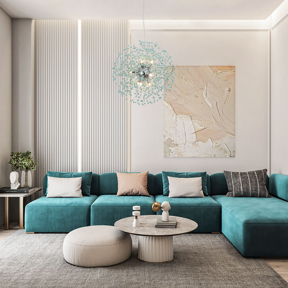9-LightBlueDandelionFireworkChandelier_2