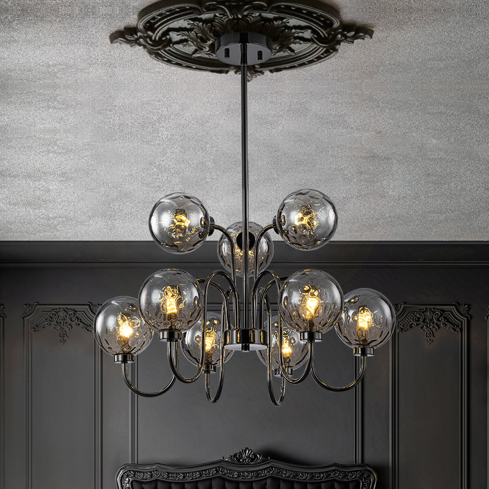 9-Light_Hammered_Smoked_Glass_Bubble_Black_Sputnik_Chandelier_15