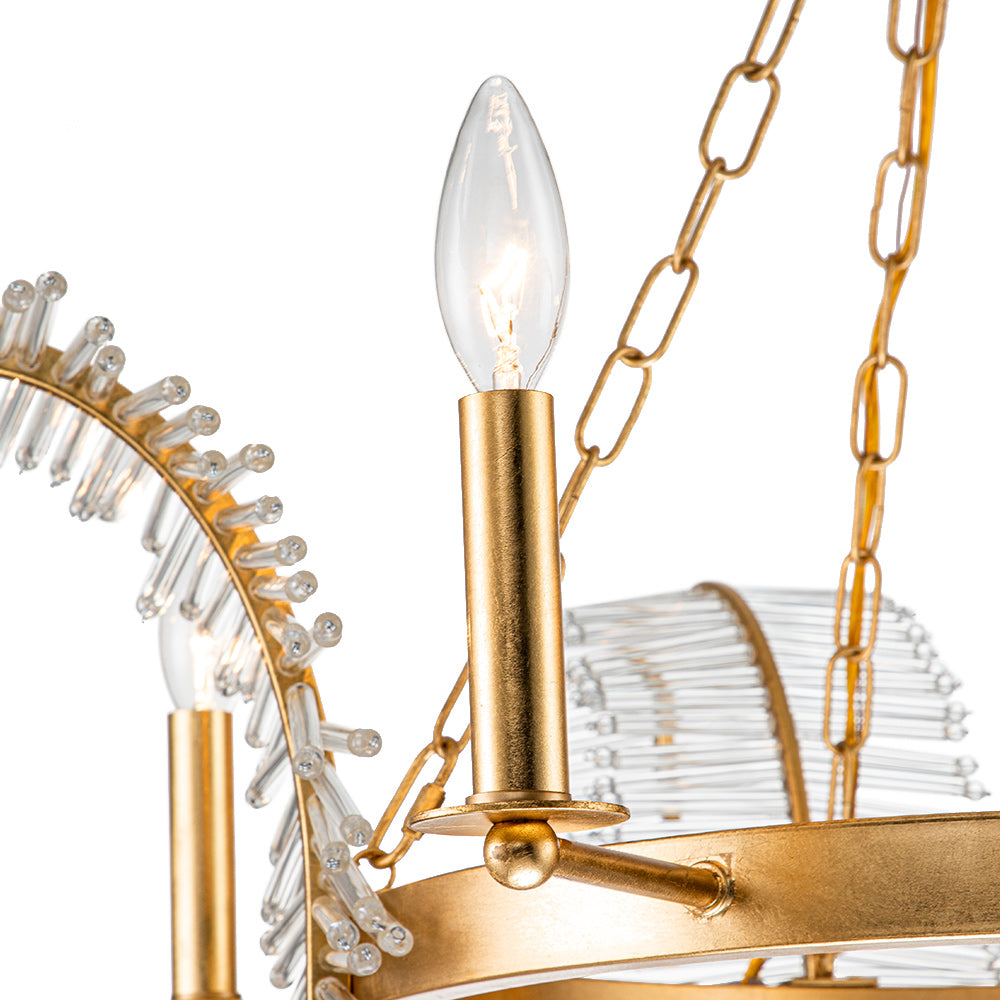 ChicBrassCrystalFloralChandelier_9