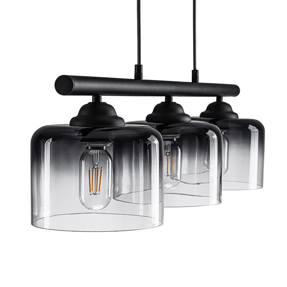 Contemporary3-LightGradualSmokedGlassIslandChandelier_11