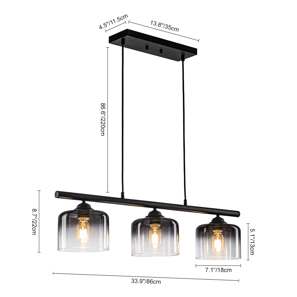 Contemporary3-LightGradualSmokedGlassIslandChandelier_16