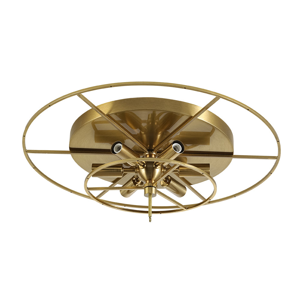 GlamRibbedGlassGlobeBubbleRoundTieredSemiFlushChandelier_12