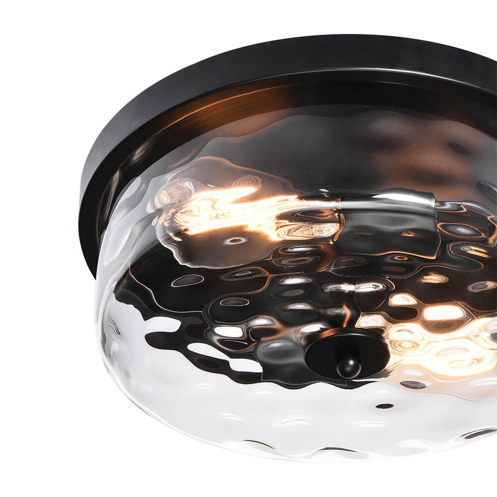 HammeredGlassFlushMountCeilingLight_4