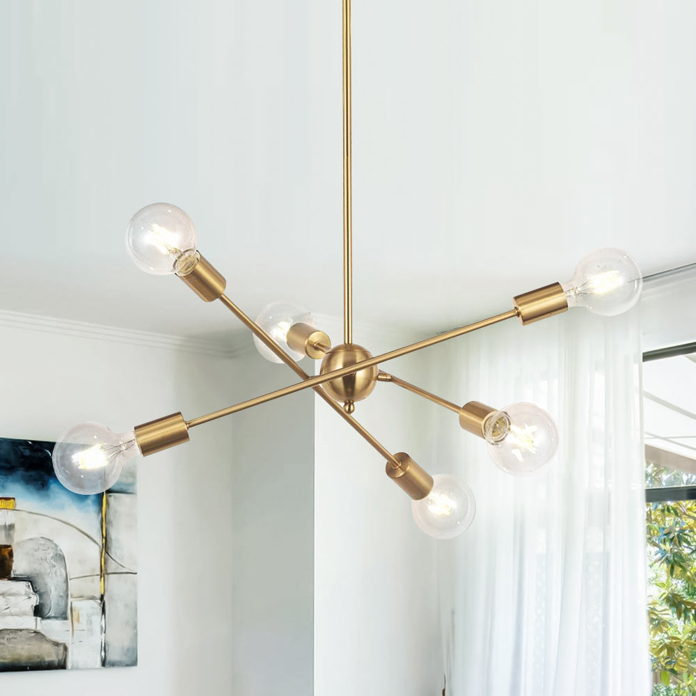 ModernSphereGoldSputnikChandelier_1