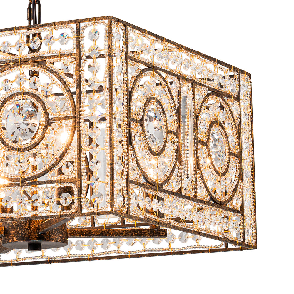 Moroccan_Glam_Antique_Crystal_Square_Cage_Chandelier_10