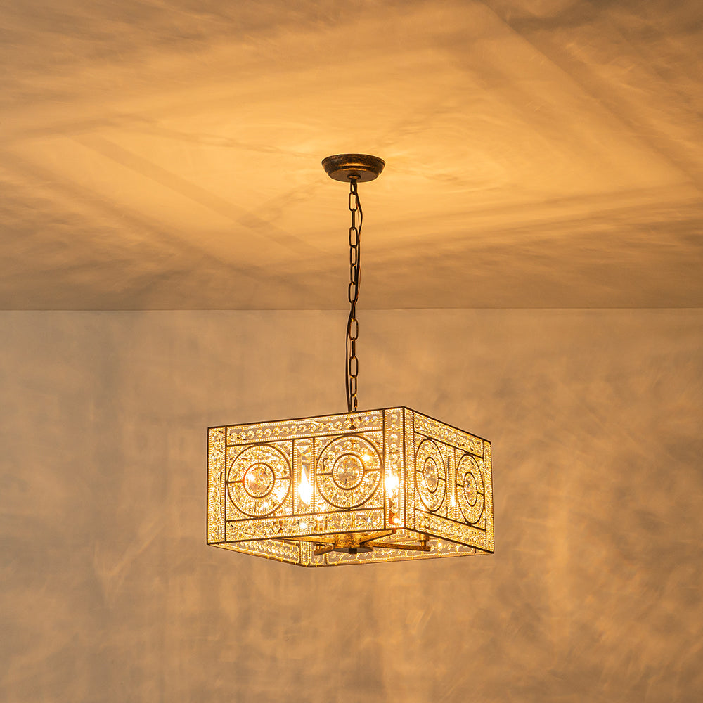Moroccan_Glam_Antique_Crystal_Square_Cage_Chandelier_14