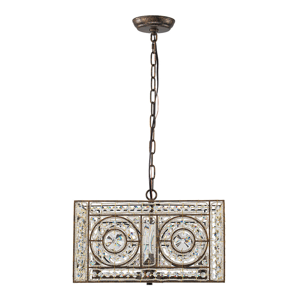 Moroccan_Glam_Antique_Crystal_Square_Cage_Chandelier_2