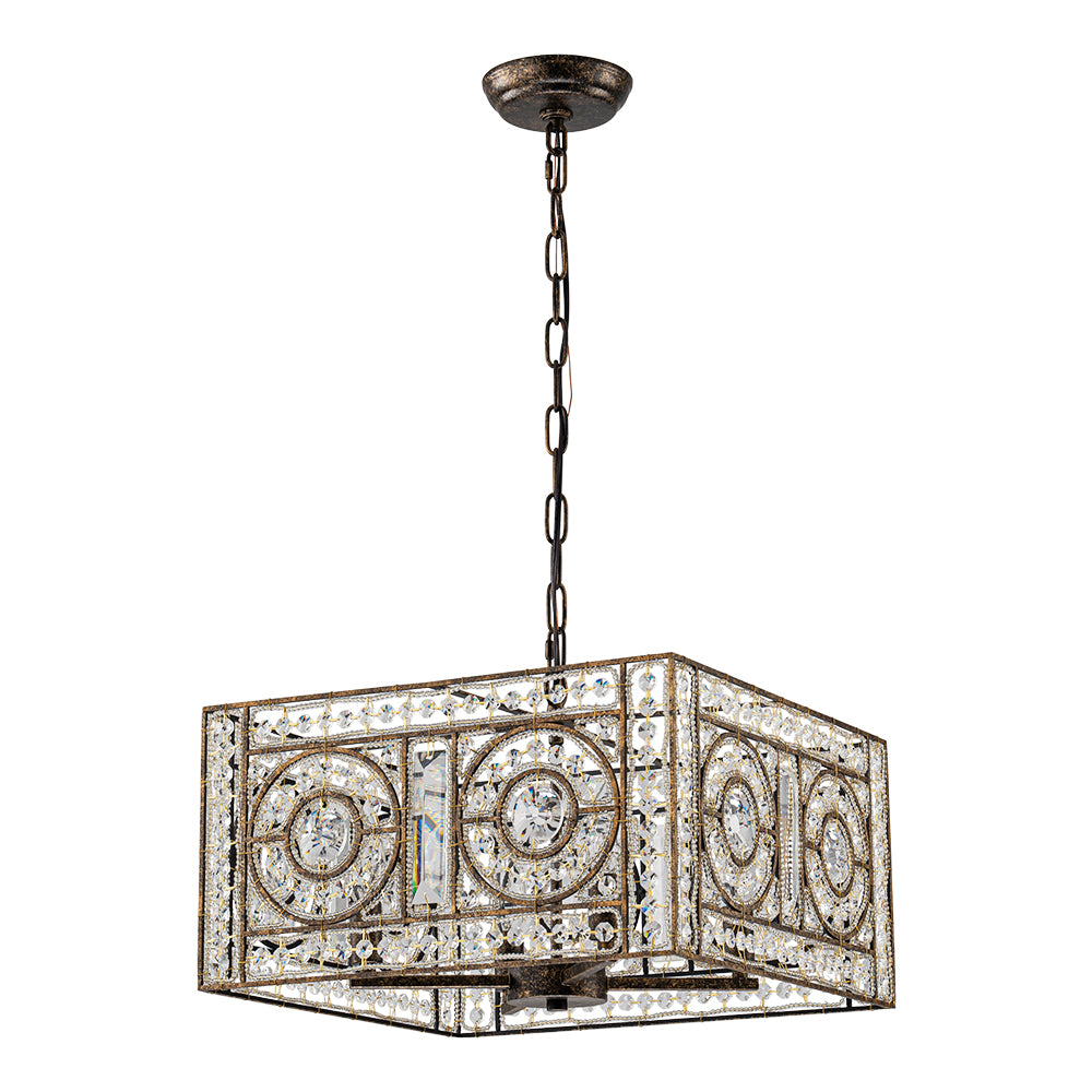 Moroccan_Glam_Antique_Crystal_Square_Cage_Chandelier_4