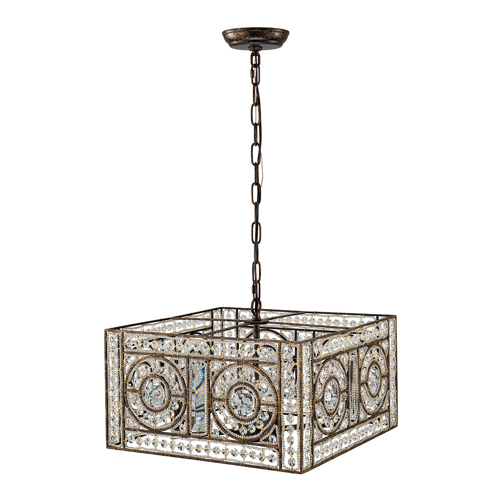 Moroccan_Glam_Antique_Crystal_Square_Cage_Chandelier_6