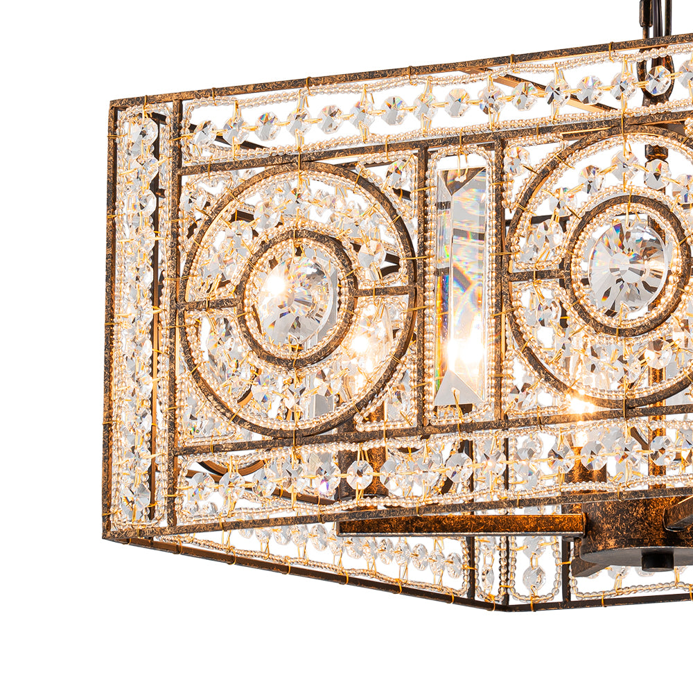Moroccan_Glam_Antique_Crystal_Square_Cage_Chandelier_7