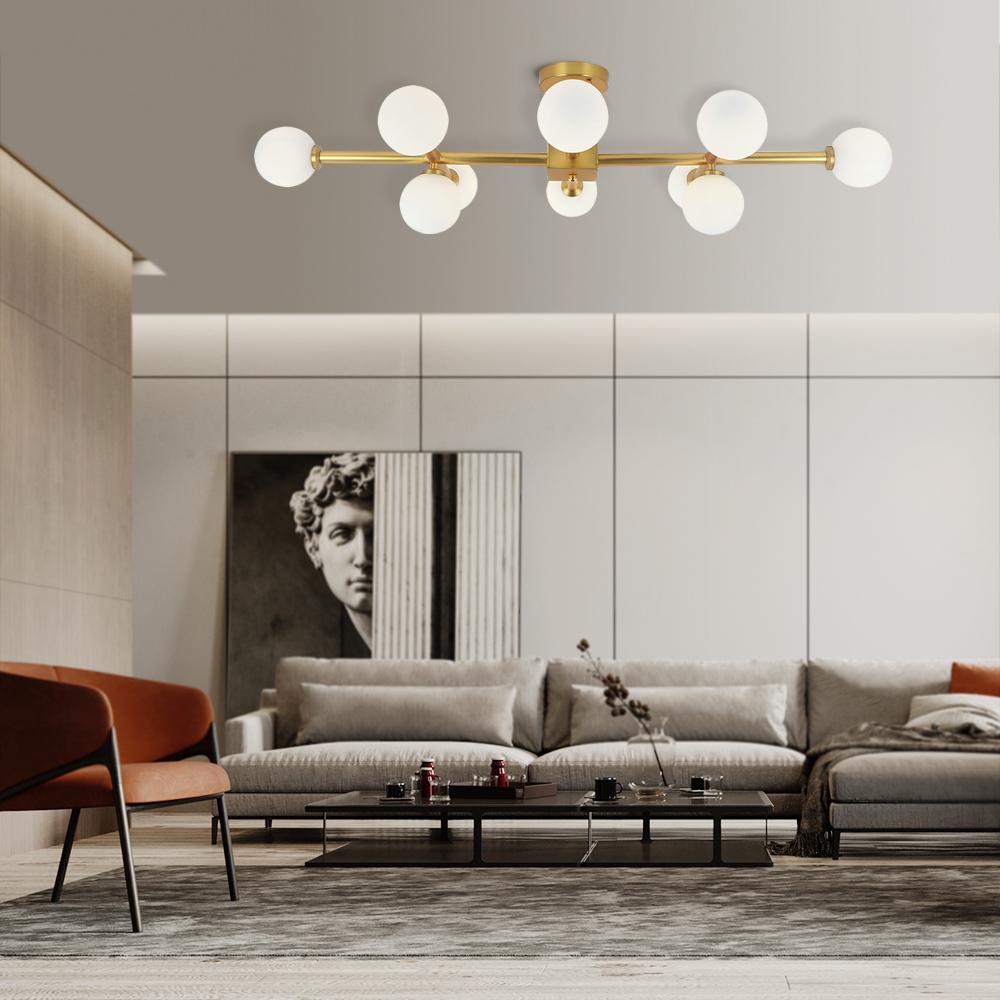 lightfixturesia-gold-sputnik-semi-flush-mount-chandelier-semi-flush-light-6-lt-300773 LightFixturesia-Gold Sputnik Semi Flush Mount Chandelier-Semi Flush Light-6 Lt-