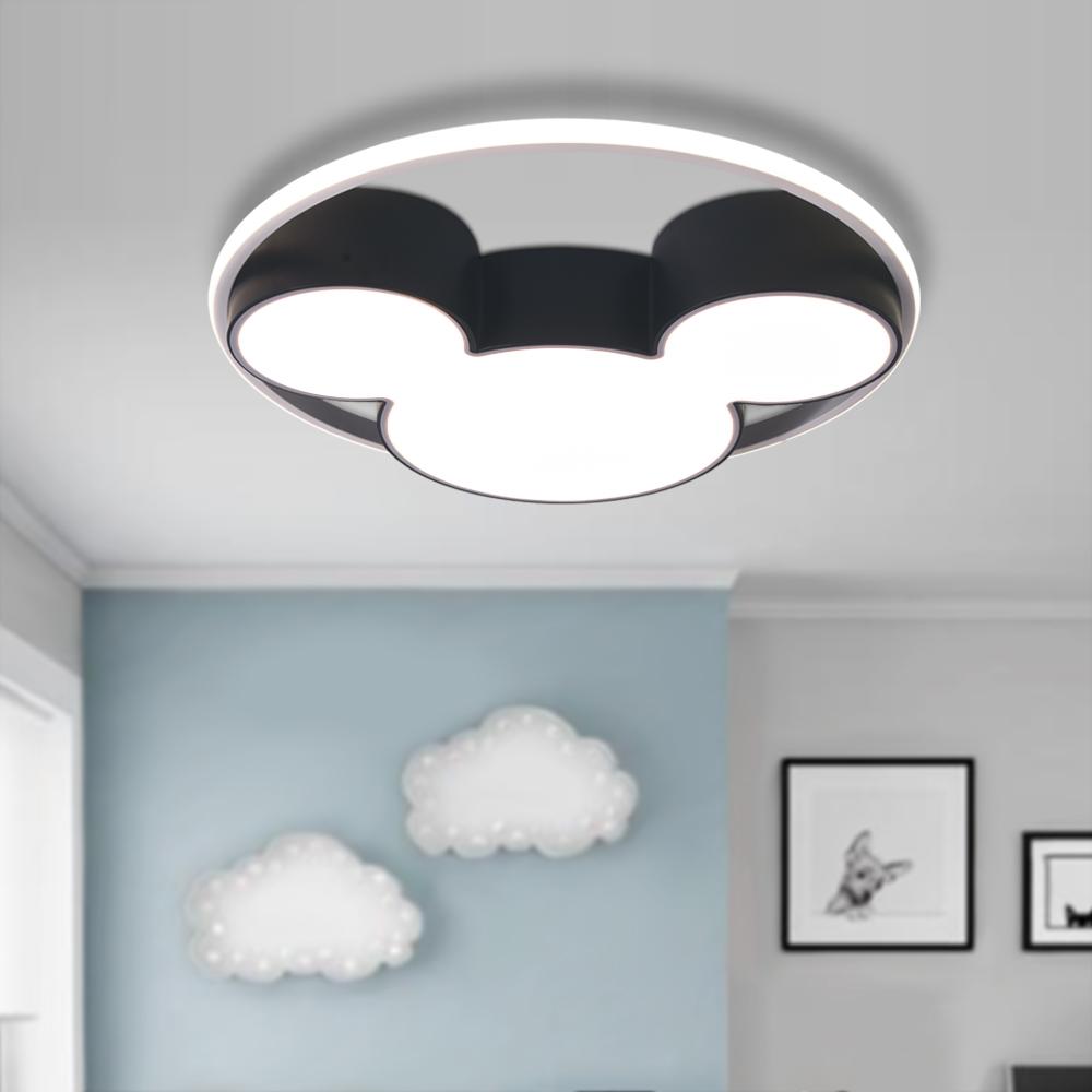 lightfixturesia-modern-mickey-design-led-flush-ceiling-light-flush-mount-light-17-538133 LightFixturesia-Modern Mickey Design LED Flush Ceiling Light-Flush Mount Light-17"-