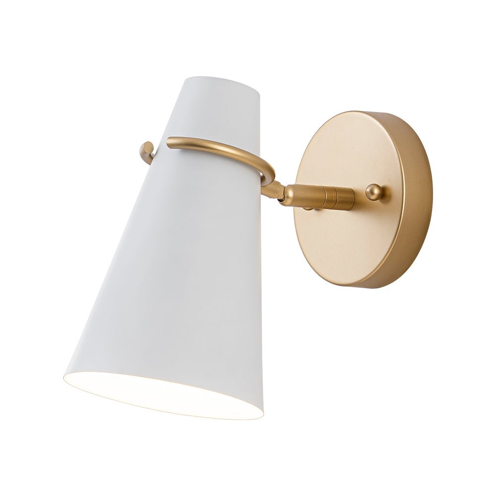 lightfixturesusa-1-light-adjustable-head-metal-cone-vanity-wall-sconce-ceiling-light-white-2376806
