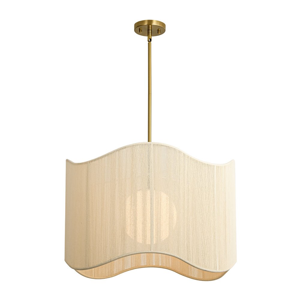 lightfixturesusa-1-light-beige-woven-thread-wavy-drum-cage-chandelier-chandelier-beige-3730831