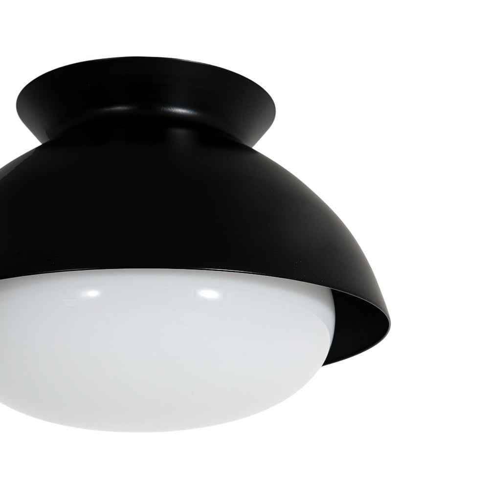 lightfixturesusa-1-light-black-dome-frosted-glass-shade-semi-flush-mount-ceiling-light-black-5395101