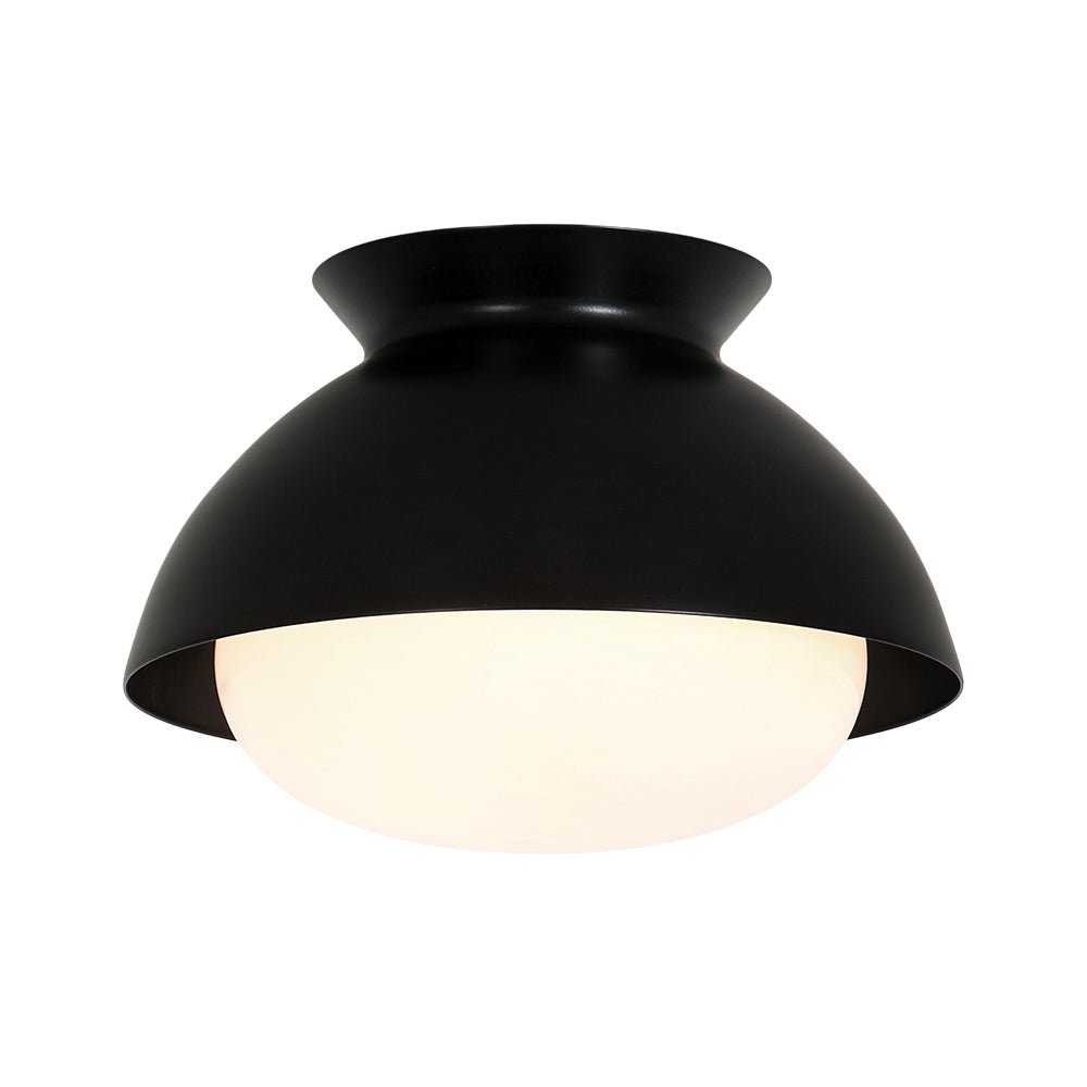 lightfixturesusa-1-light-black-dome-frosted-glass-shade-semi-flush-mount-ceiling-light-black-5535764