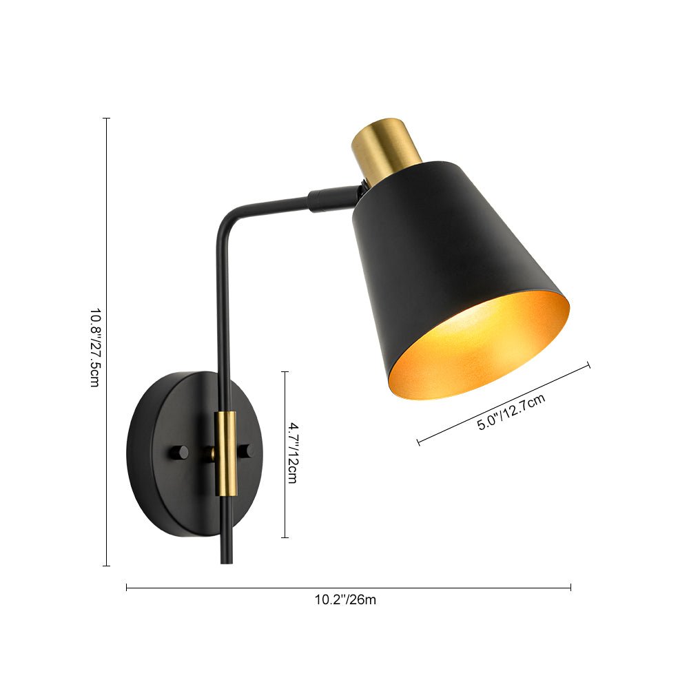 lightfixturesusa-1-light-black-gold-90-degree-adjustable-cone-wall-lamp-wall-sconce-1-pack-823941