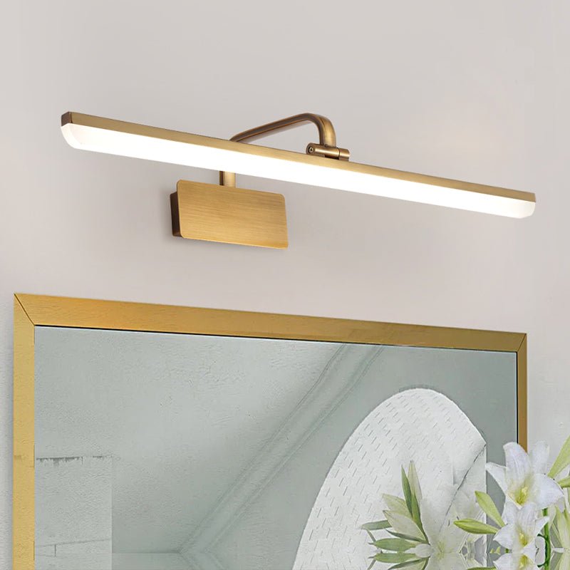 lightfixturesusa-1-light-brass-linear-led-vanity-light-wall-sconce-16in-696794 LightFixturesUSA-1-Light Brass Linear LED Vanity Light-Wall Sconce-16in-