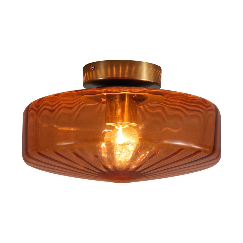 lightfixturesusa-1-light-caramel-amber-ribbed-glass-round-semi-flush-mount-ceiling-light-188-in-1888521