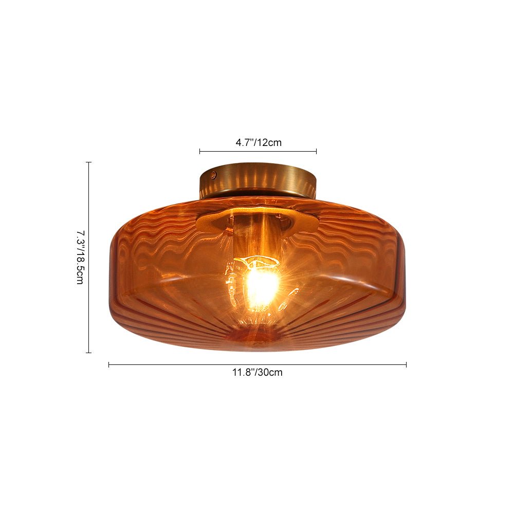 lightfixturesusa-1-light-caramel-amber-ribbed-glass-round-semi-flush-mount-ceiling-light-188-in-8172489