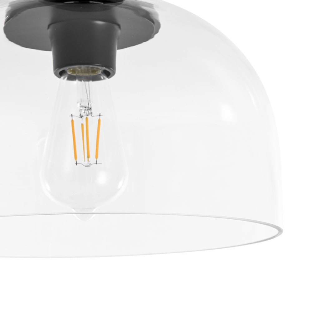 lightfixturesusa-1-light-clear-glass-dome-shade-semi-flush-mount-ceiling-light-black-869136