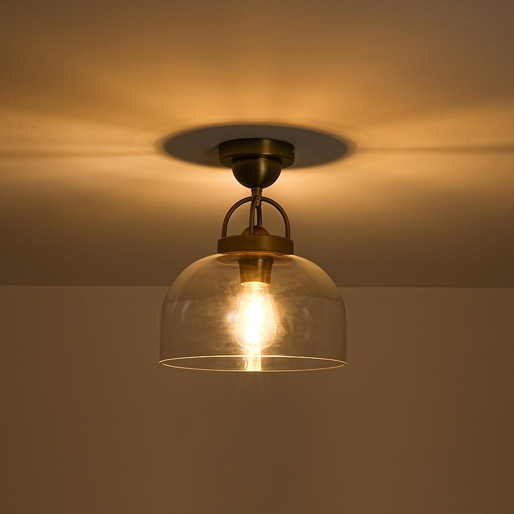lightfixturesusa-1-light-clear-glass-dome-shade-semi-flush-mount-ceiling-light-brass-825127