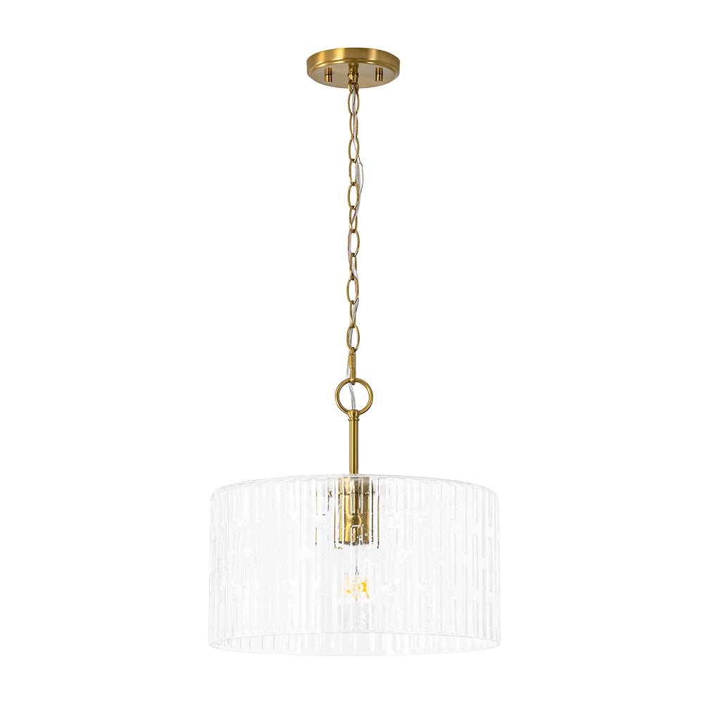 lightfixturesusa-1-light-clear-striped-glass-drum-semi-flush-round-cage-pendant-chandelier-brass-4407314