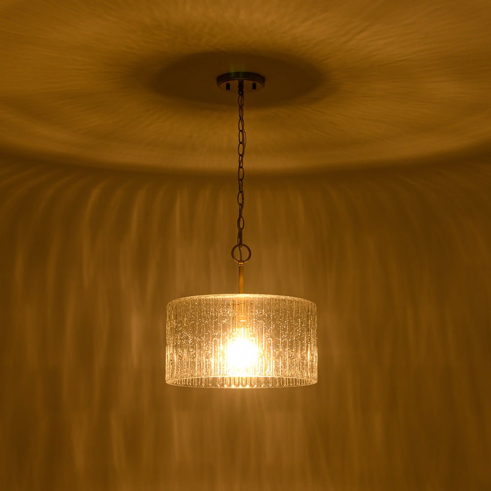 lightfixturesusa-1-light-clear-striped-glass-drum-semi-flush-round-cage-pendant-chandelier-brass-4727551