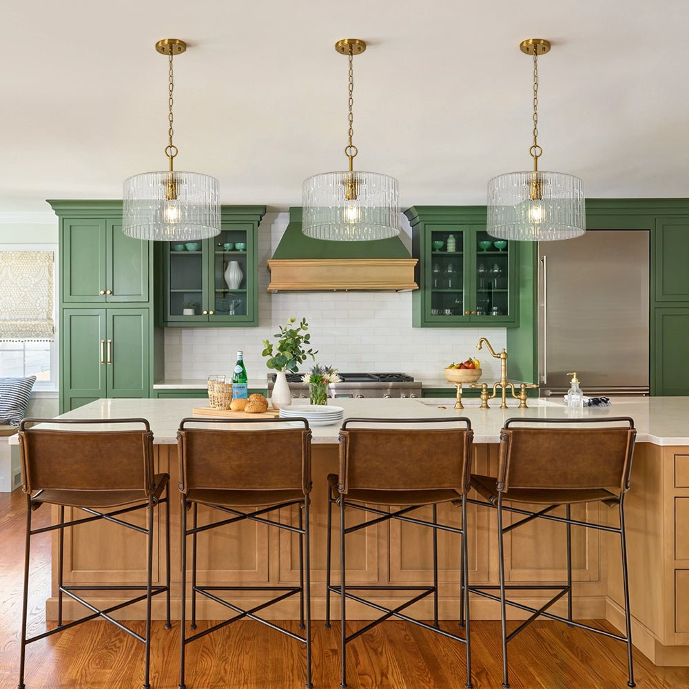 lightfixturesusa-1-light-clear-striped-glass-drum-semi-flush-round-cage-pendant-chandelier-brass-6366662