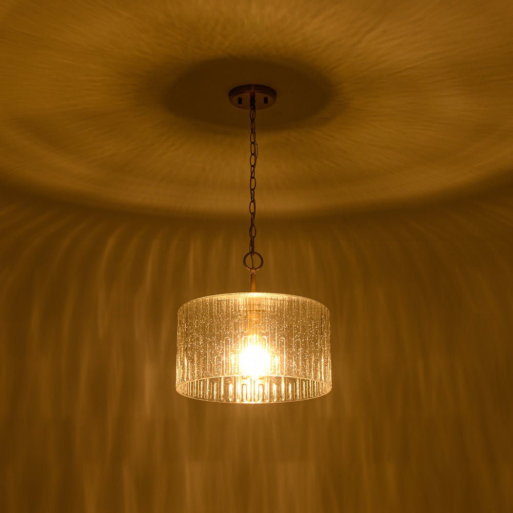 lightfixturesusa-1-light-clear-striped-glass-drum-semi-flush-round-cage-pendant-chandelier-brass-8104528