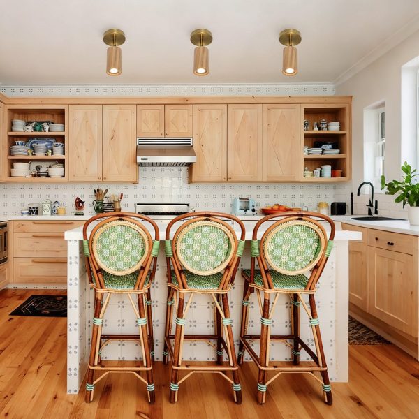 LightFixturesUSA - 1 - Light GU10 Adjustable Wooden Ceiling Spotlight Track Light - Ceiling Light - Ash - 2 Packs -