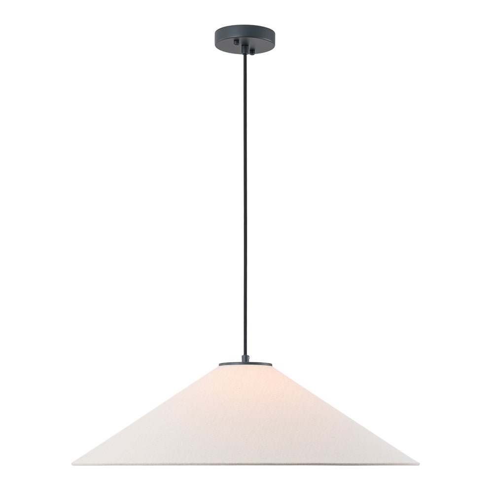 lightfixturesusa-1-light-large-white-linen-shallow-conical-cage-pendant-ceiling-light-17-in-5942296