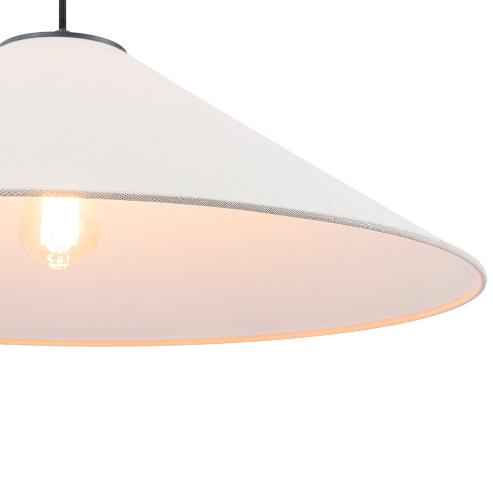 lightfixturesusa-1-light-large-white-linen-shallow-conical-cage-pendant-ceiling-light-17-in-6821946