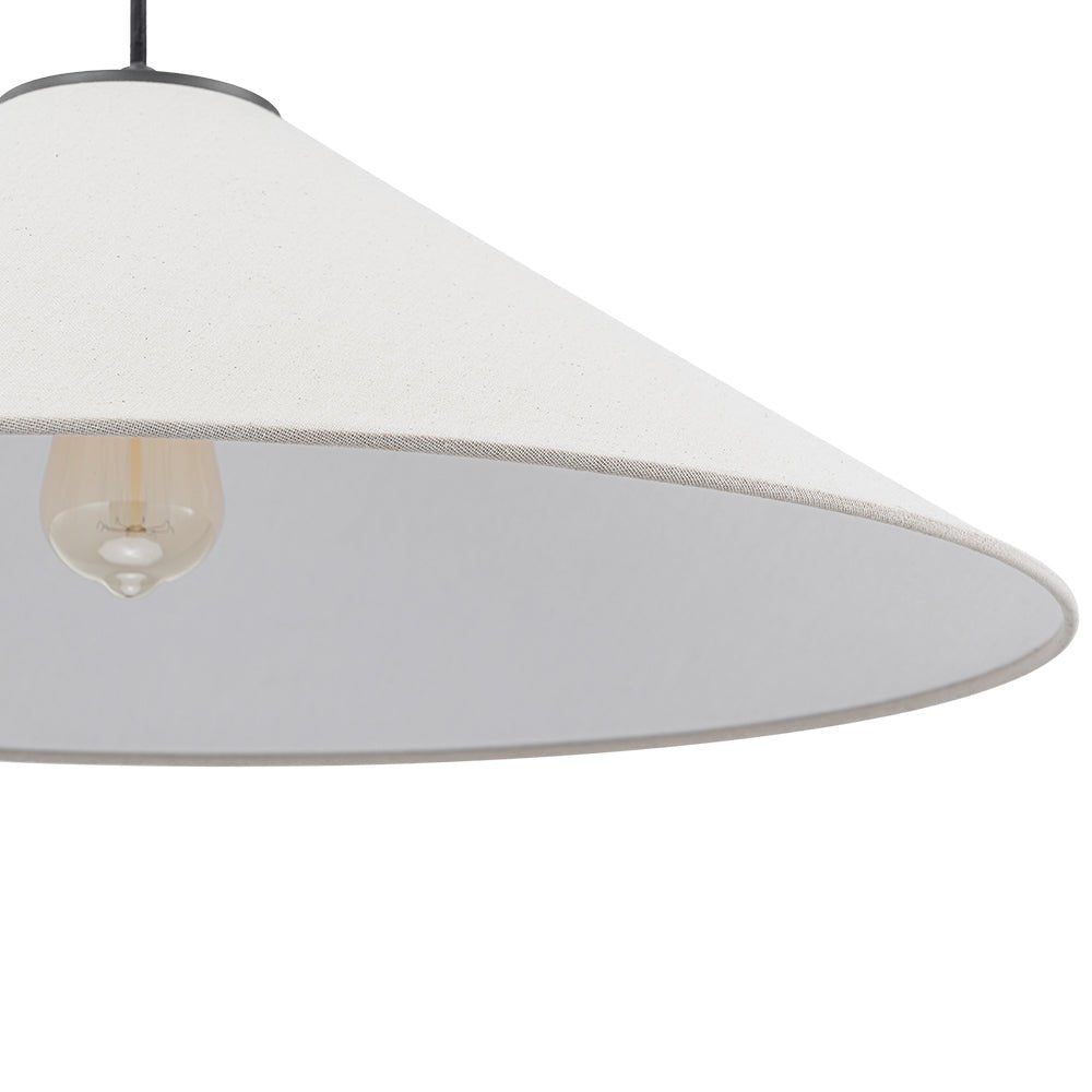 lightfixturesusa-1-light-large-white-linen-shallow-conical-cage-pendant-ceiling-light-17-in-9285908