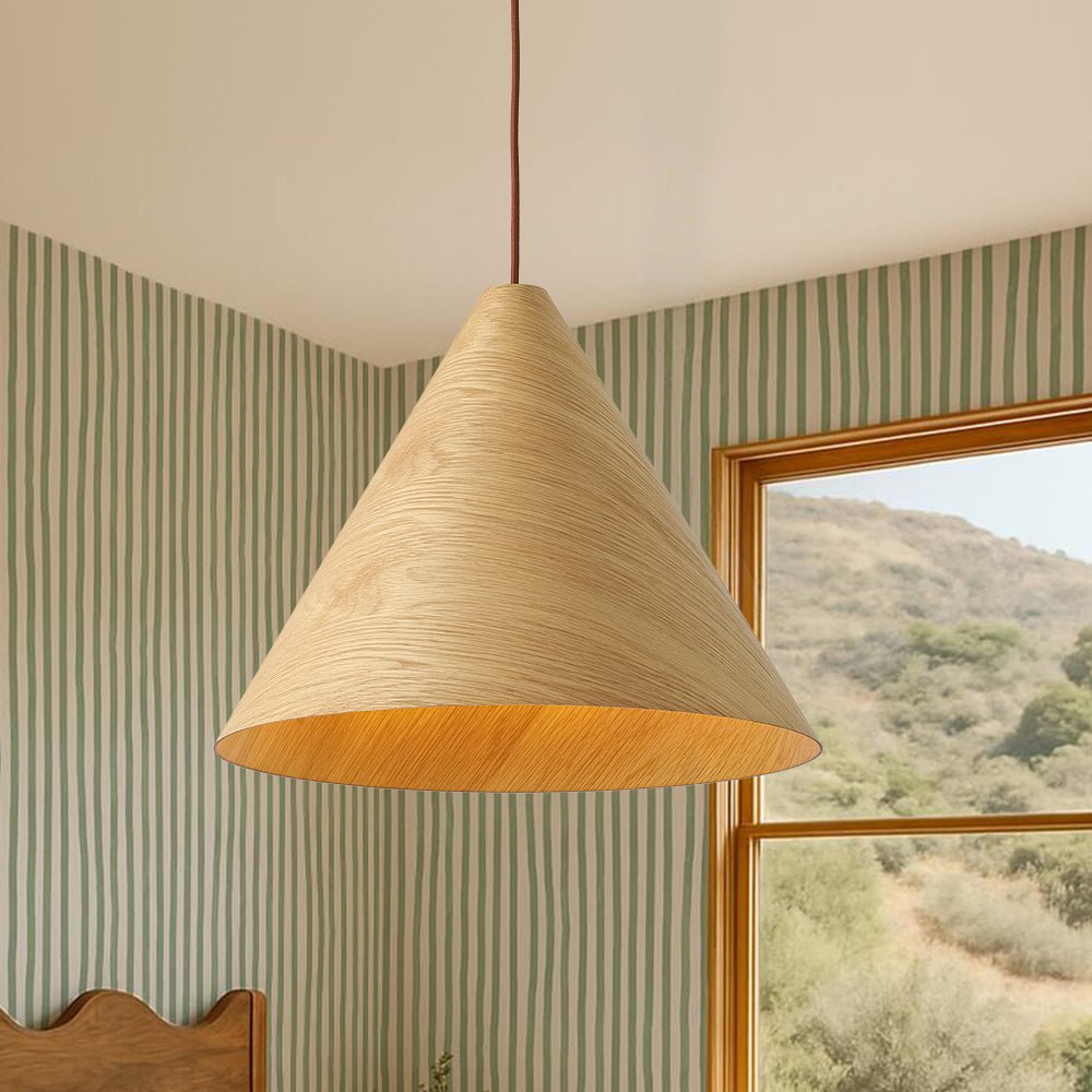 lightfixturesusa-1-light-modern-farmhouse-wood-grain-cone-kitchen-pendant-pendant-light-light-oak-1894832 LightFixturesUSA - 1 - Light Modern Farmhouse Wood Grain Cone Kitchen Pendant - Pendant Light - Light Oak -