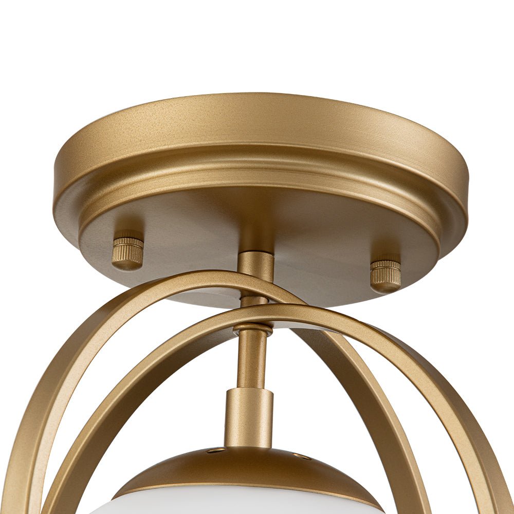 lightfixturesusa-1-light-opal-glass-sphere-semi-flush-mount-ceiling-light-black-340085
