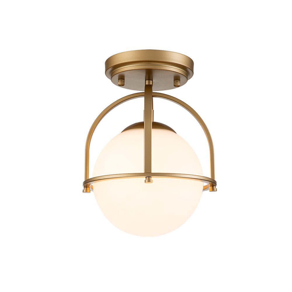 lightfixturesusa-1-light-opal-glass-sphere-semi-flush-mount-ceiling-light-black-538949