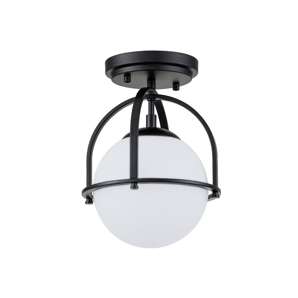 lightfixturesusa-1-light-opal-glass-sphere-semi-flush-mount-ceiling-light-black-830979