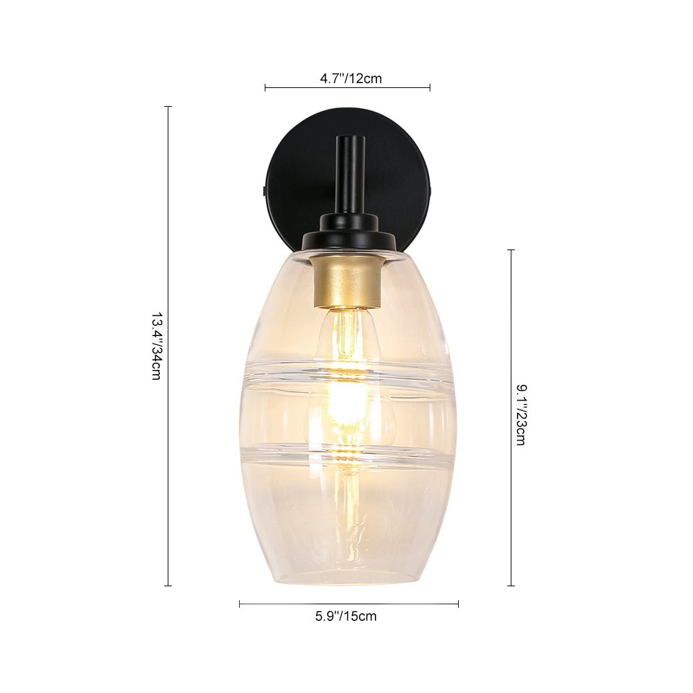 lightfixturesusa-1-light-oval-clear-embossed-glass-vanity-wall-sconce-wall-sconce-black-5611755