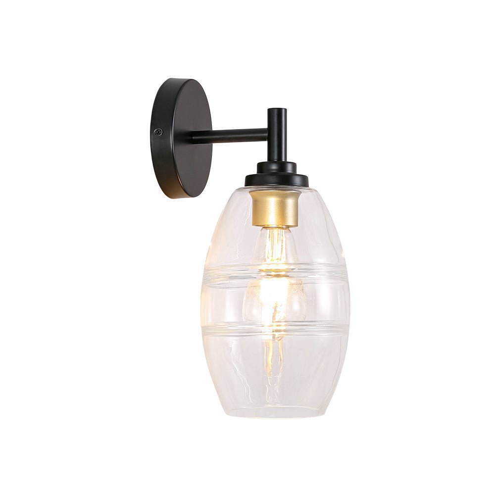 lightfixturesusa-1-light-oval-clear-embossed-glass-vanity-wall-sconce-wall-sconce-black-9901702