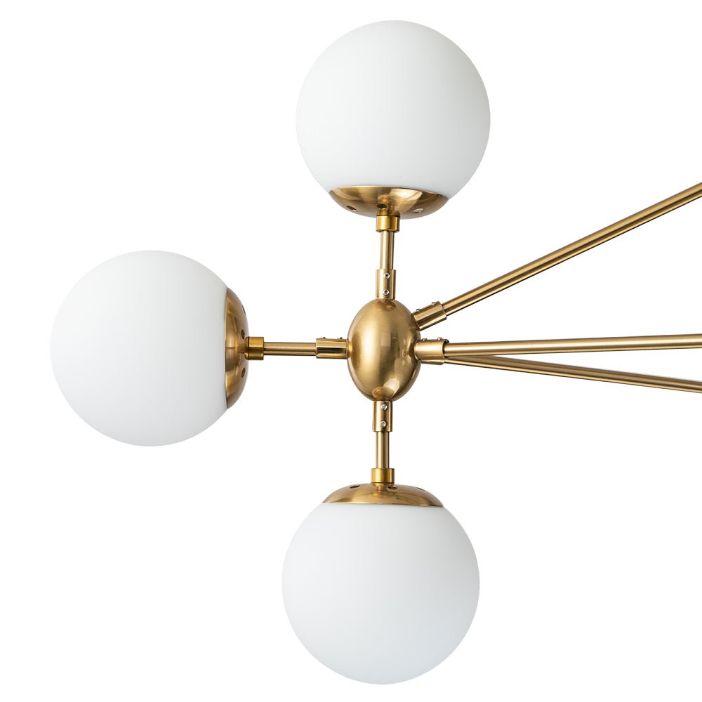 lightfixturesusa-10-light-frosted-glass-globe-geometric-chandelier-chandelier-black-10-lt-681277