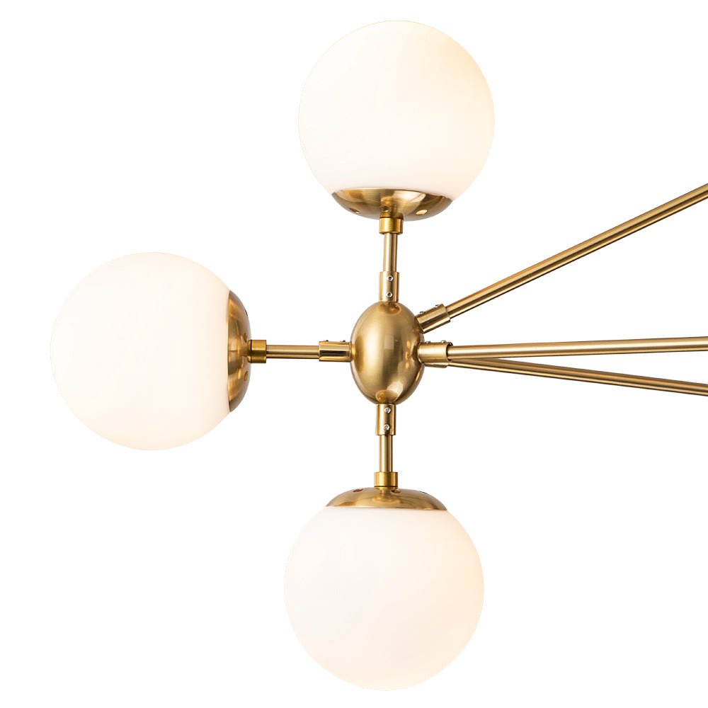 lightfixturesusa-10-light-frosted-glass-globe-geometric-chandelier-chandelier-black-10-lt-911237
