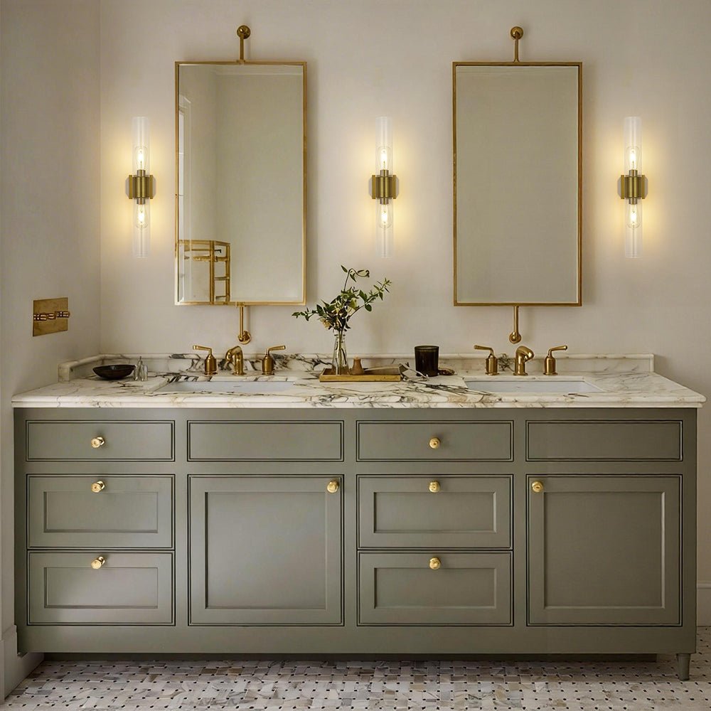 lightfixturesusa-2-light-up-down-glass-linear-tube-vanity-wall-lamp-wall-sconce-brass-3427035