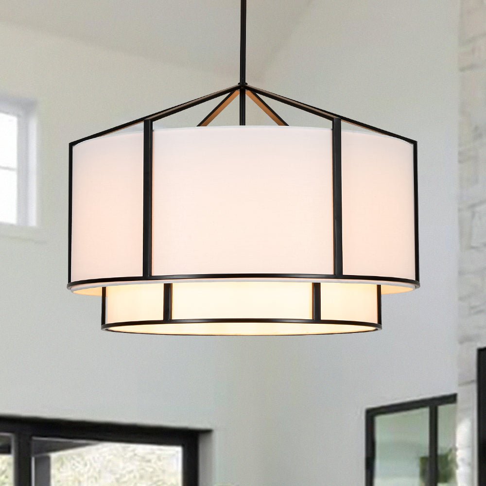 lightfixturesusa-2-tier-large-white-fabric-drum-cage-chandelier-chandelier-28-in-5840158