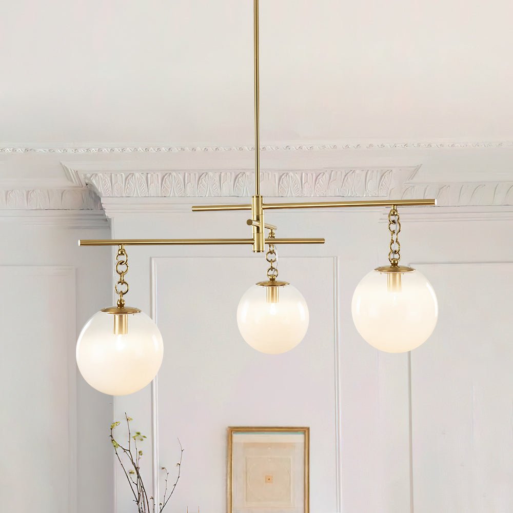 lightfixturesusa-3-light-adjustable-gradual-white-glass-globe-sputnik-chandelier-chandelier-brass-108114 LightFixturesUSA - 3 - light Adjustable Gradual White Glass Globe Sputnik Chandelier - Chandelier - Brass -
