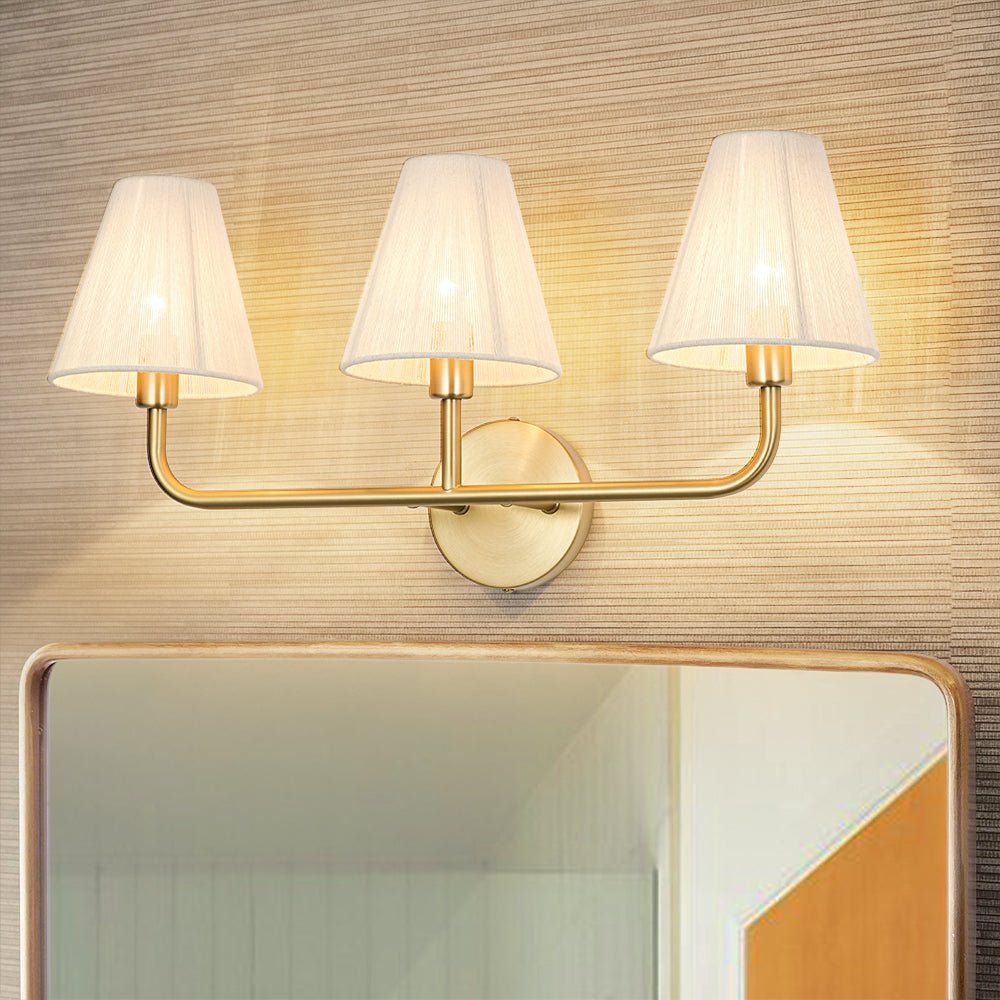 lightfixturesusa-3-light-beige-woven-thread-conical-vanity-wall-sconce-wall-sconce-brass-3345873 LightFixturesUSA - 3 - Light Beige Woven Thread Conical Vanity Wall Sconce - Wall Sconce - Brass -