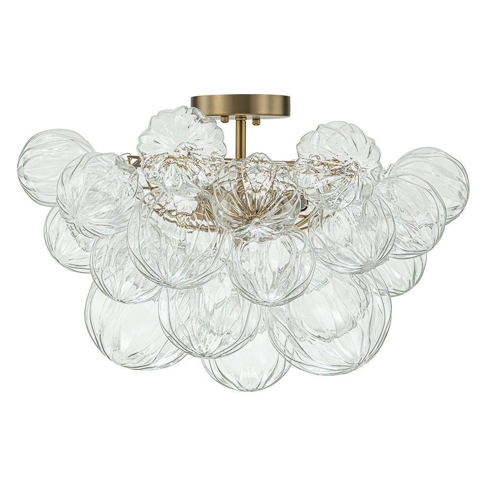 lightfixturesusa-3-light-brass-sculpture-glass-globe-bubble-semi-flush-chandelier-chandelier-brass-3-lt-pre-order-172943