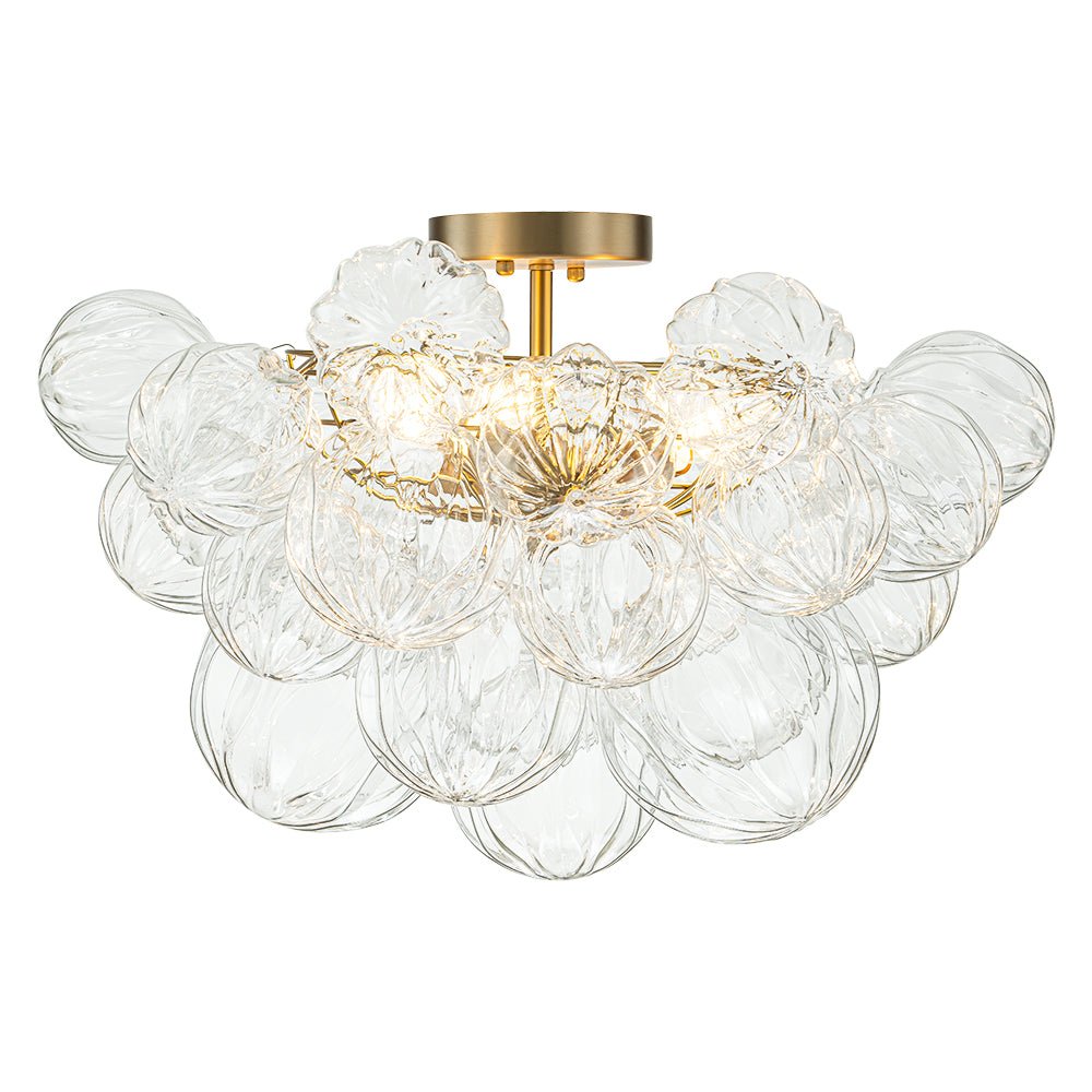 lightfixturesusa-3-light-brass-sculpture-glass-globe-bubble-semi-flush-chandelier-chandelier-brass-3-lt-pre-order-316823