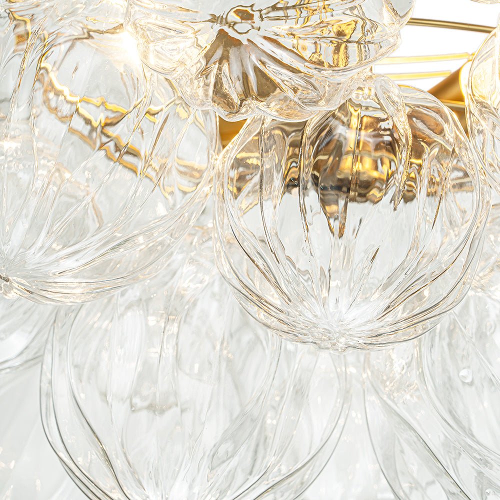 lightfixturesusa-3-light-brass-sculpture-glass-globe-bubble-semi-flush-chandelier-chandelier-brass-3-lt-pre-order-717826